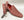 C Collection Straw Print Leather Belt - Red