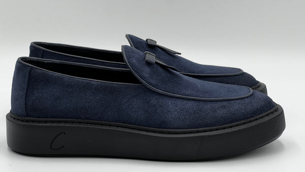 C Collection Suede Loafer - Blue