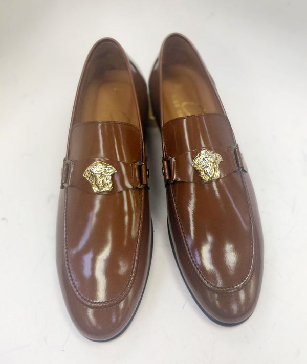 C Collection Leather Loafer - Camel