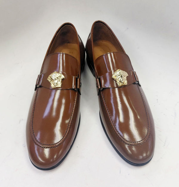 C Collection Leather Loafer - Camel