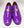 C Collection Patent Leather Belt - Purple