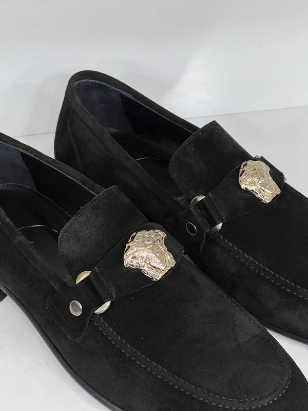 C&E Shoes C Collection Suede Loafer - Black