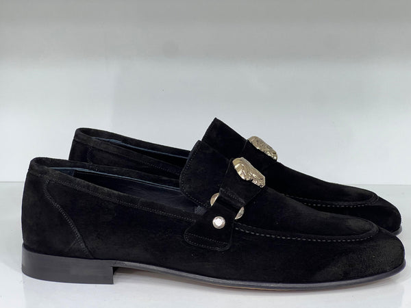 C&E Shoes C Collection Suede Loafer - Black