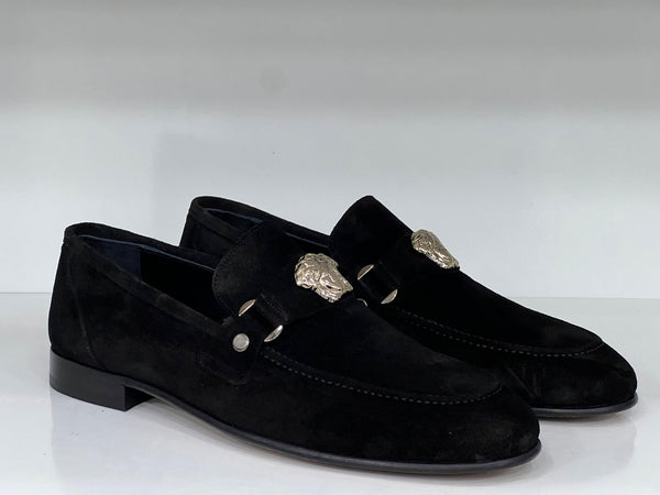 C&E Shoes C Collection Suede Loafer - Black