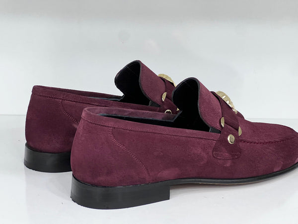 C&E Shoes C Collection Suede Loafer - Burgundy