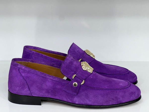 C&E Shoes C Collection Suede Loafer - Purple