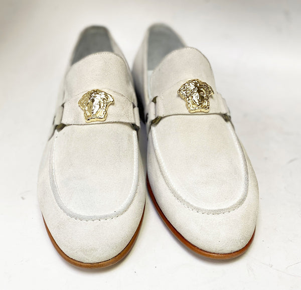 C&E Shoes C Collection Suede Loafer - White