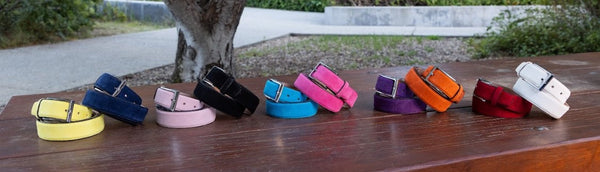 Maurice Suede Belt - Turquoise