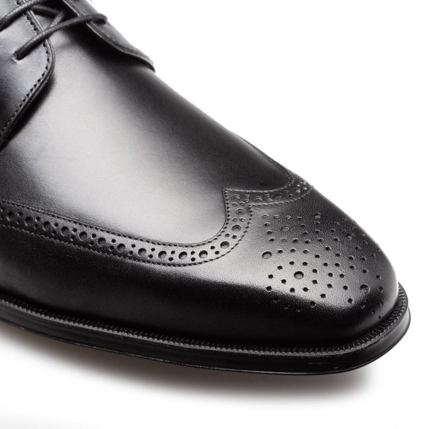 Mezlan Tasso Leather Shoe - Black