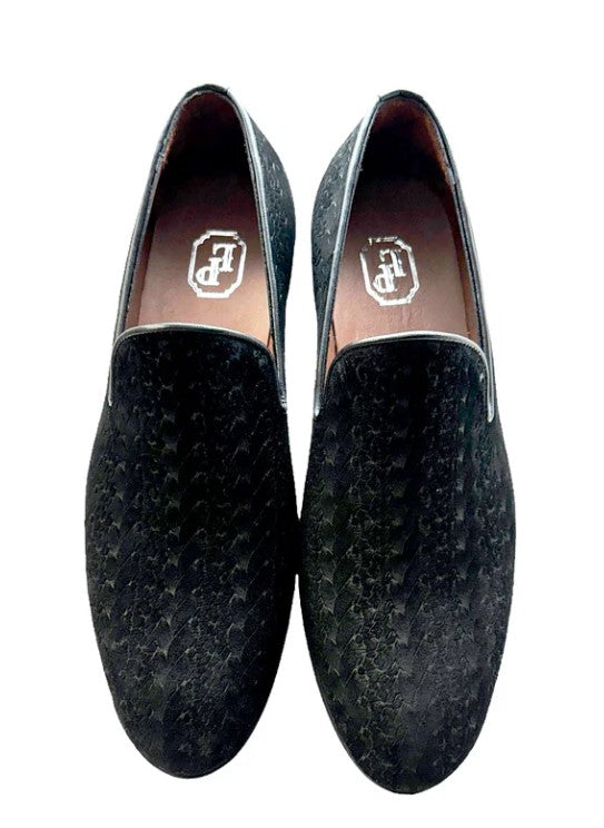 Pelle Warren Suede Loafer - Black