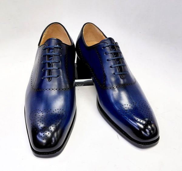 Maurice Weston Calfskin Oxford - Navy