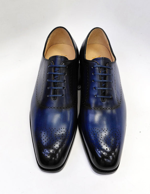 Maurice Weston Calfskin Oxford - Navy
