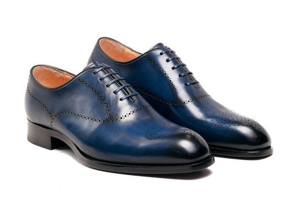 Maurice Weston Calfskin Oxford - Navy