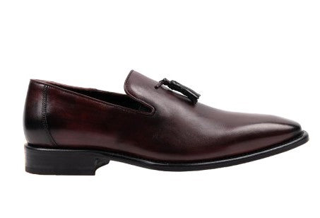 Toscana David Leather Loafer - Burgundy