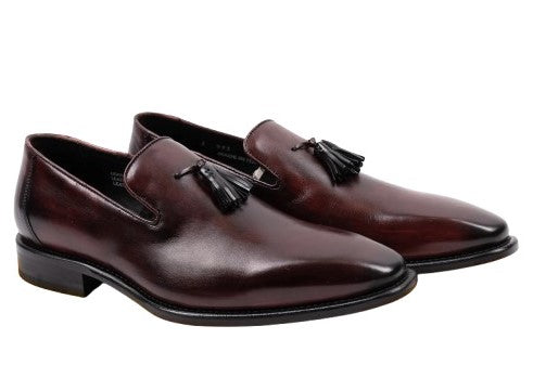 Toscana David Leather Loafer - Burgundy