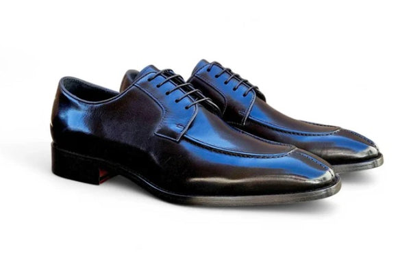 Carrucci Calfskin Split Toe Shoe - Black