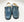 C&E Maurice Embossed Sandal - Blue