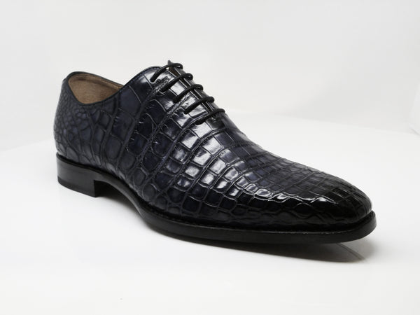 Ugo Vasare Alligator Oxford - Black