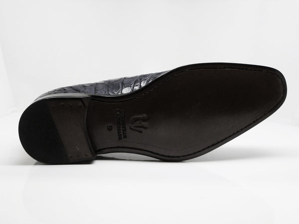Ugo Vasare Alligator Oxford - Black