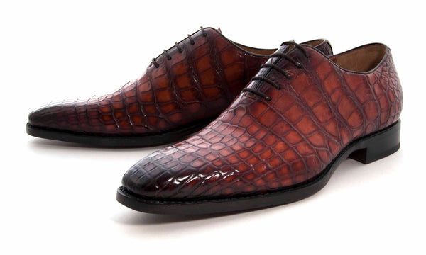 Ugo Vasare Alligator Oxford - Sport/Rust