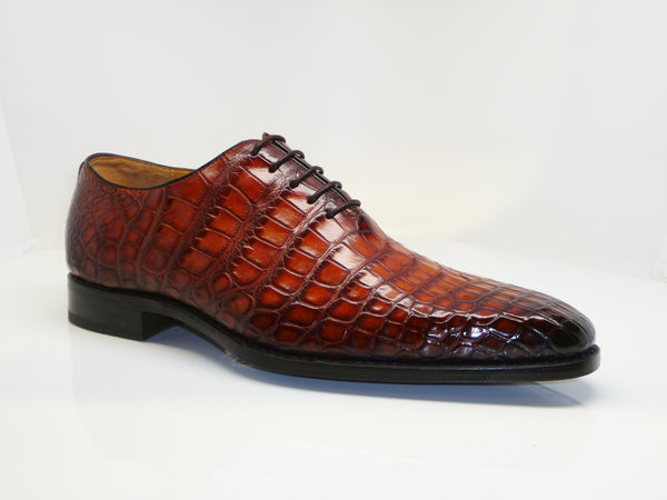 Ugo Vasare Alligator Oxford - Sport/Rust