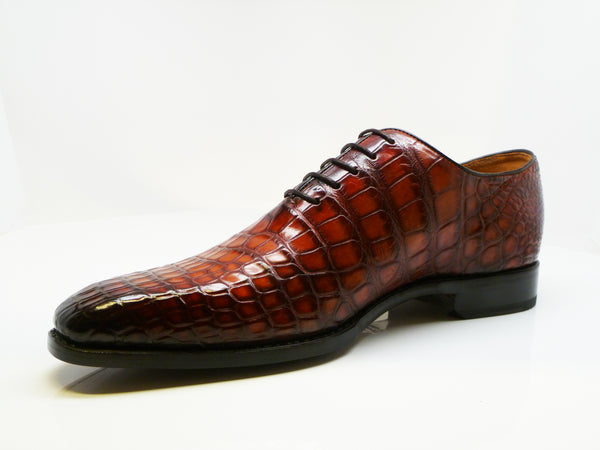 Ugo Vasare Alligator Oxford - Sport/Rust