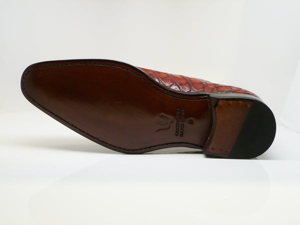 Ugo Vasare Alligator Oxford - Sport/Rust