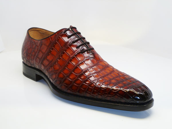 Ugo Vasare Alligator Oxford - Sport/Rust
