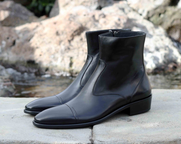 Corrente Calfskin Boot - Black
