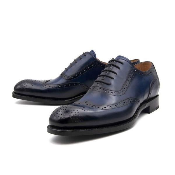 Ugo Vasare H & H Calfskin Oxford - Navy