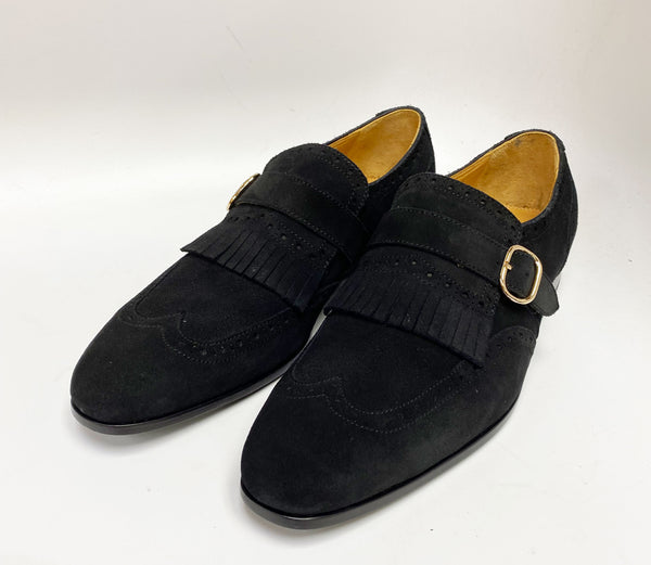 Ugo Vasare Suede Loafer - Black