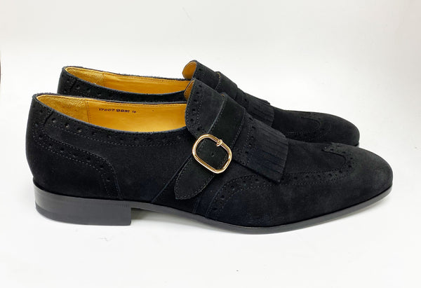 Ugo Vasare Suede Loafer - Black