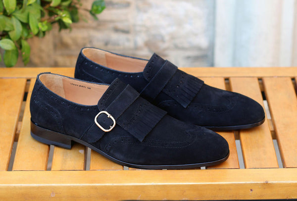 Ugo Vasare Suede Loafer - Black