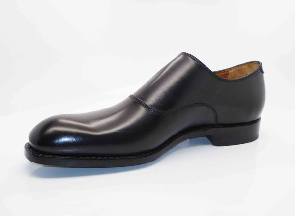 Ugo Vasare Fred Calfskin Monkstrap - Black