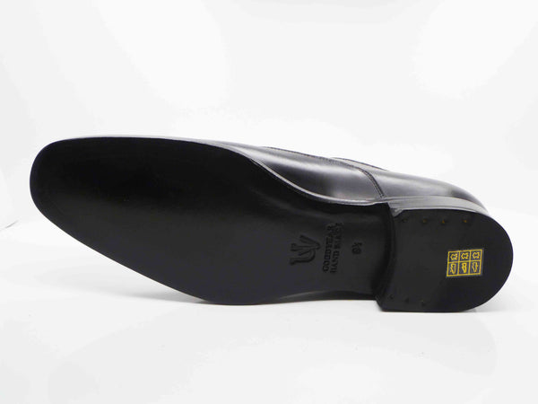 Ugo Vasare Fred Calfskin Monkstrap - Black