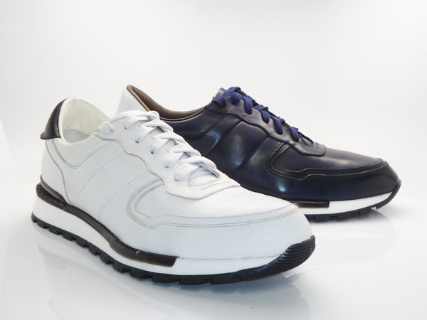 Ugo Vasare Maurice Calfskin Sneaker - White