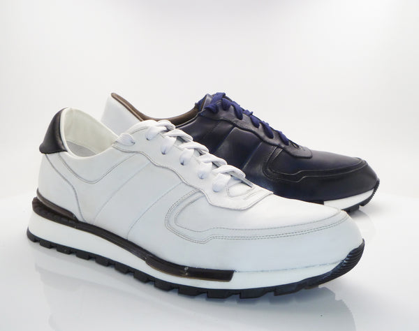 Ugo Vasare Maurice Calfskin Sneaker - White