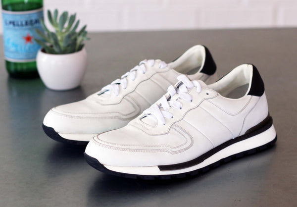 Ugo Vasare Maurice Calfskin Sneaker - White