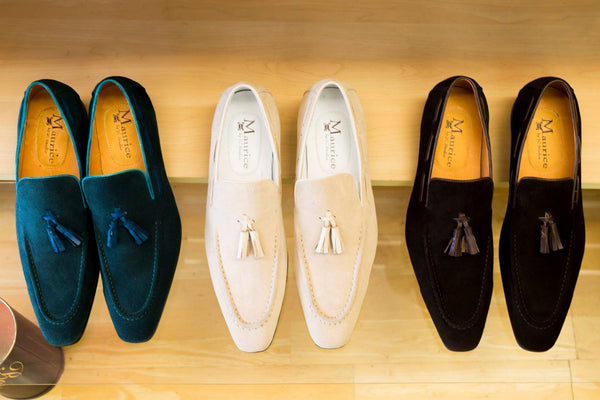 Maurice Suede Tasseled Loafer - Brown
