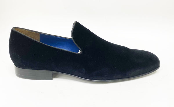 Jean Pierre Velvet Loafer - Black