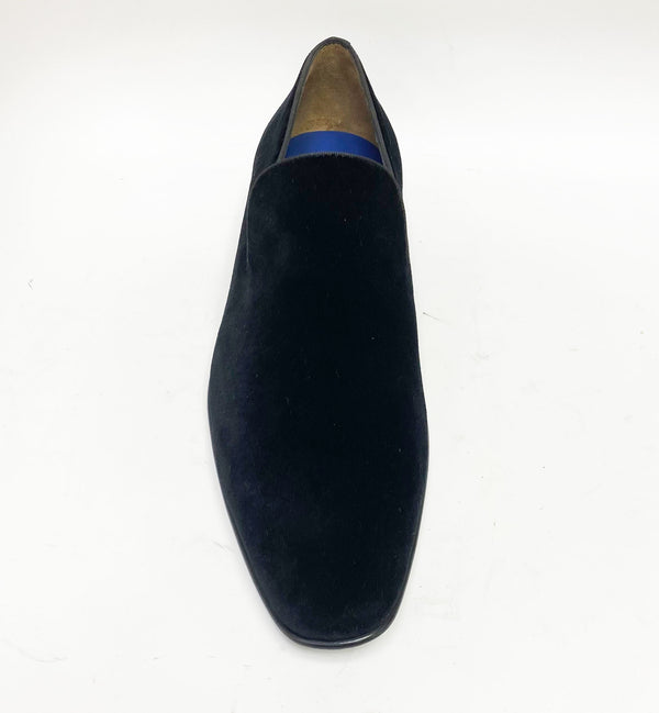 Jean Pierre Velvet Loafer - Black