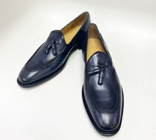 Jean Pierre Calfskin Loafer - Charcoal