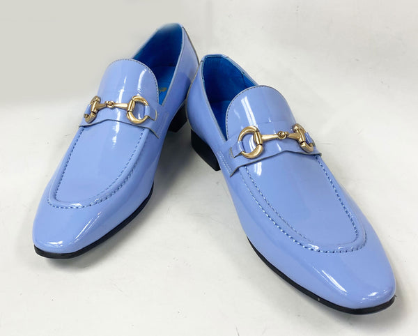 Maurice Calfskin Loafer - Periwinkle/Blue
