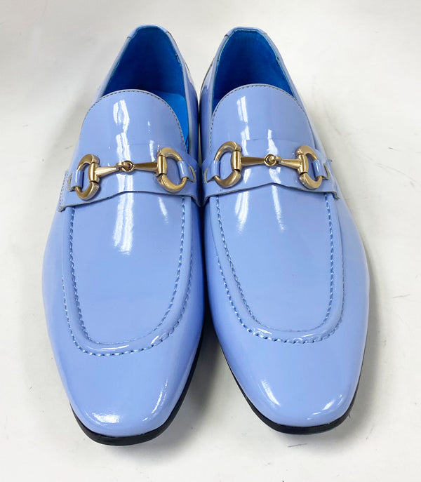 Maurice Calfskin Loafer - Periwinkle/Blue