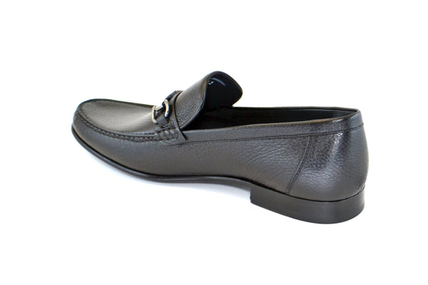 Corrente Deerskin Slip-On Loafer - Black