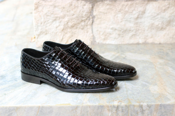 Corrente Calfskin Oxford - Dark Brown