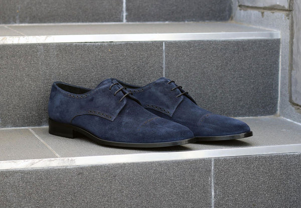 Corrente Suede Oxford - Navy