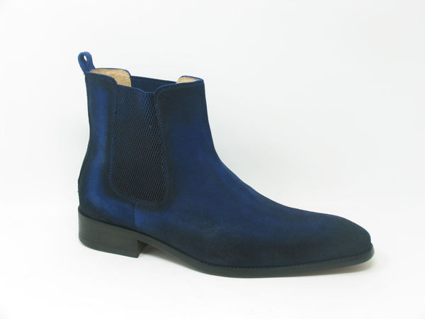 Carrucci Suede Slip-On Boot - Blue