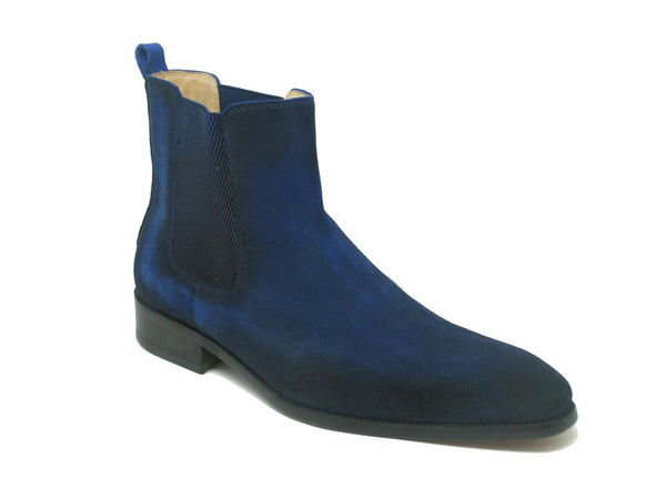Carrucci Suede Slip-On Boot - Blue
