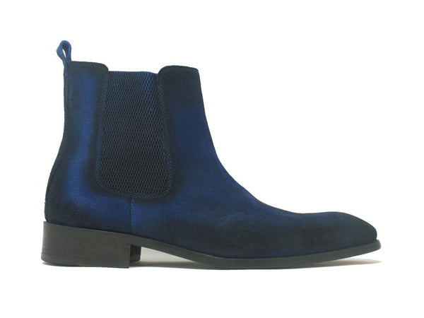 Carrucci Suede Slip-On Boot - Blue